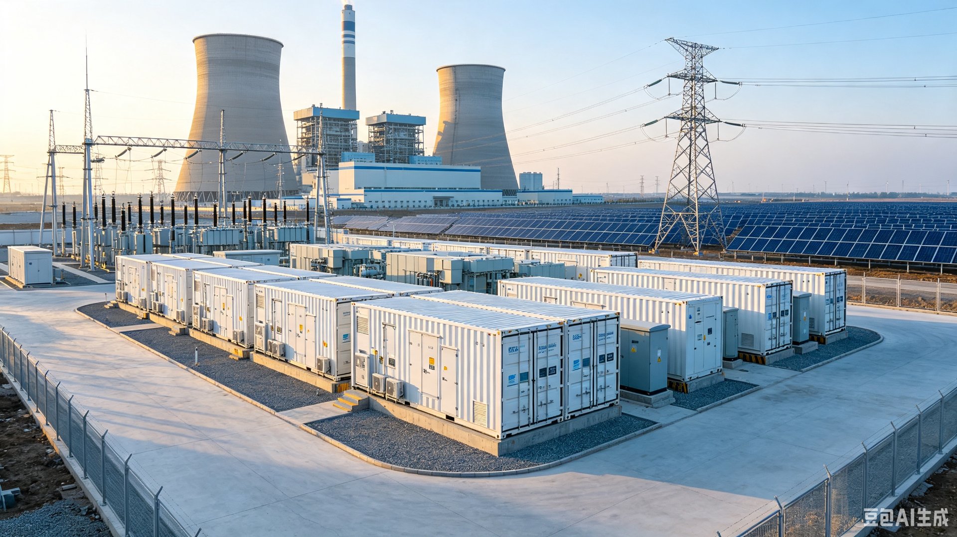 發電廠場景